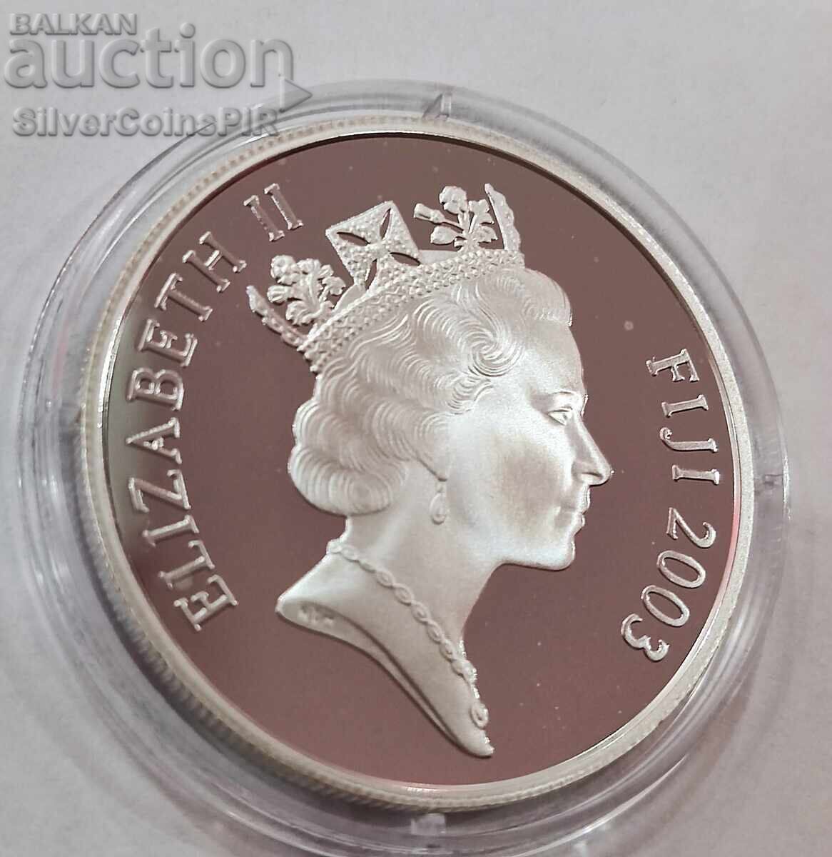 Сребро 10 Долара Ветроходство 2003 Фиджи Олимпиада - 6 Сребро 10 Долара Ветроходство 2003 Фиджи Олимпиада - 6