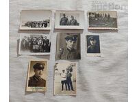 MILITARY KINGDOM BULGARIA PHOTOS LOT 8 PIECES