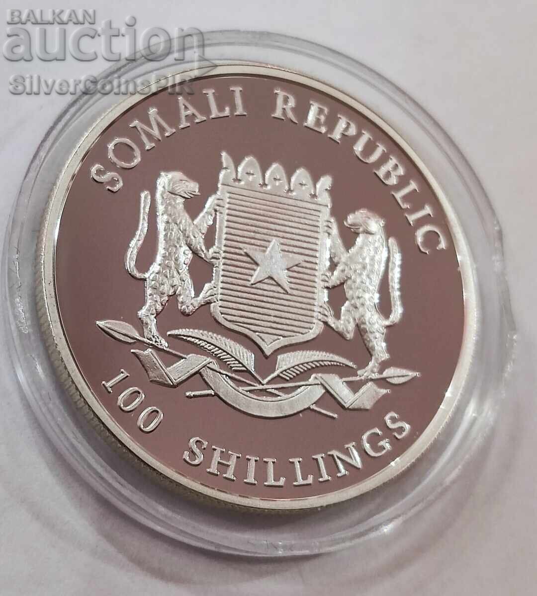 Παράδοση Ασήμι 100 Σελίνια Vasco da Gama 2003 Σομαλία Παράδοση Ασήμι 100 Σελίνια Vasco da Gama 2003 Σομαλία