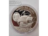 Silver 100 Shillings Vasco da Gama 2003 Somalia