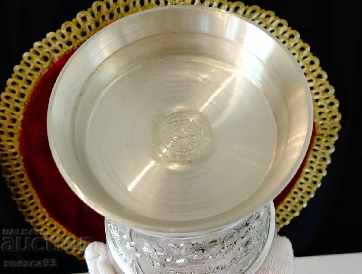 Калаена халба,чаша с Гроздобер,Дърводобив,Стригане на овце. - 7