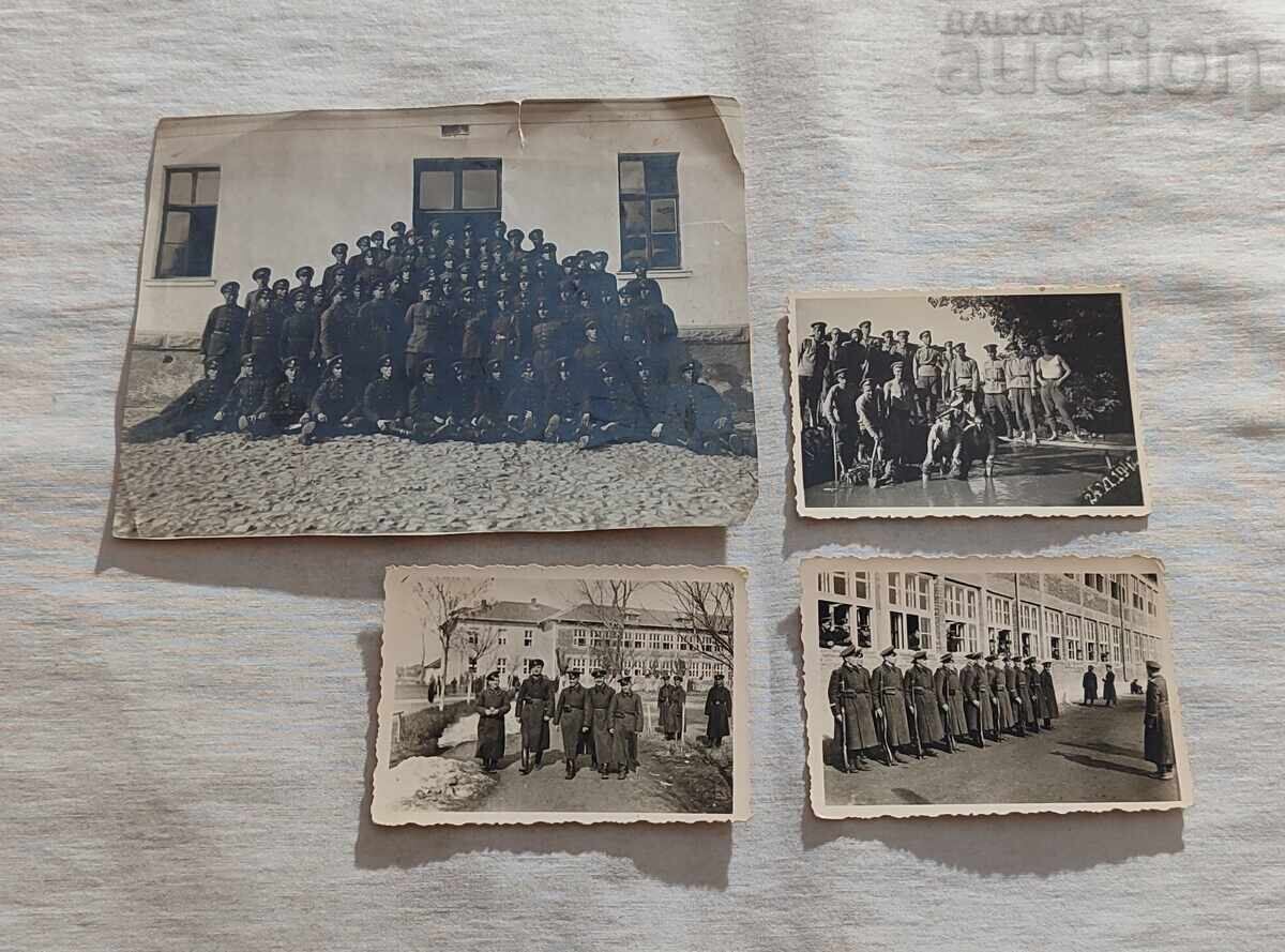 MILITARY KINGDOM BULGARIA PHOTOS LOT 4 PIECES