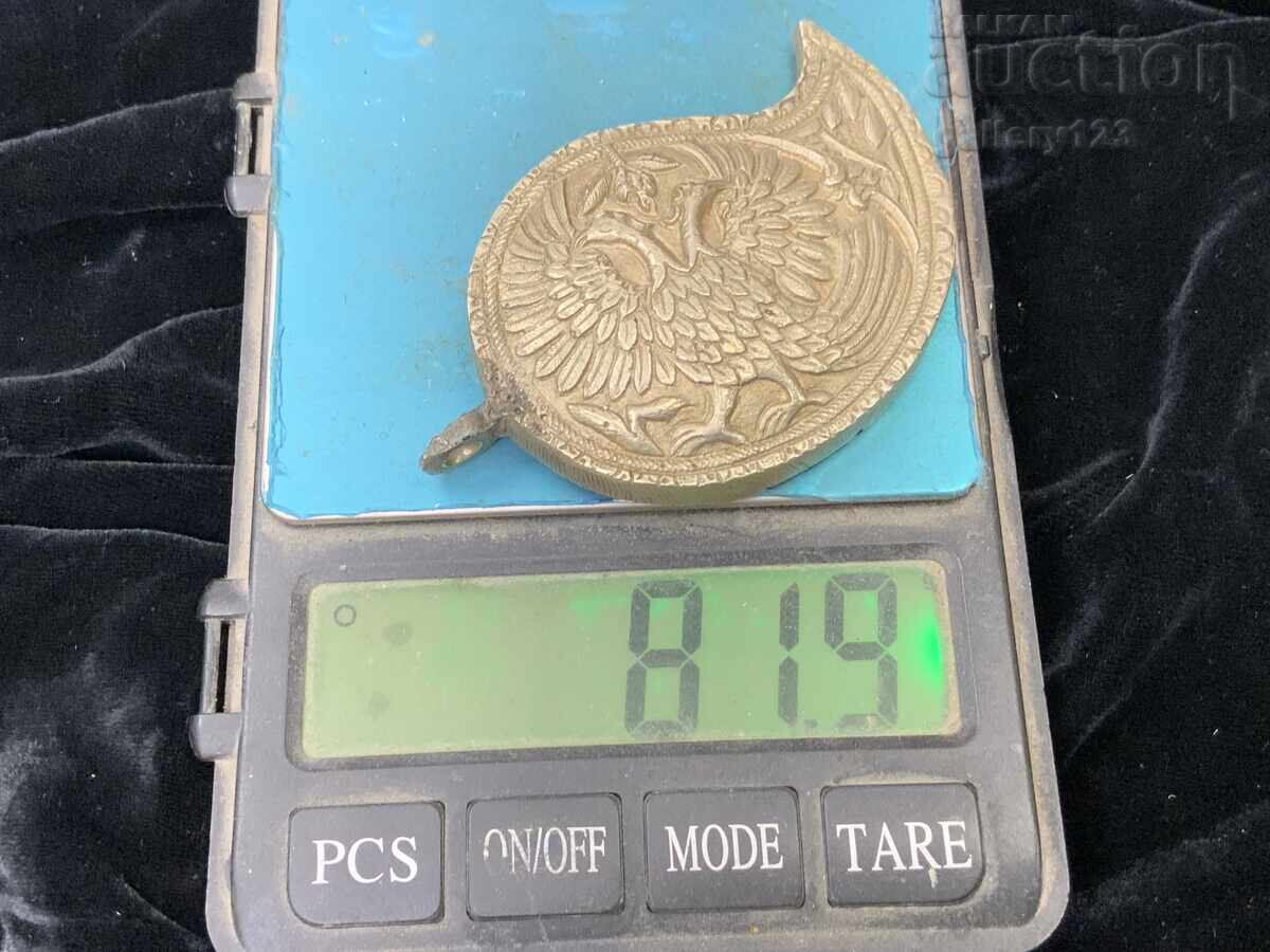 Revival-era buckle, single, carved - 5 Revival-era buckle, single, carved - 5