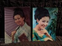 Japan Cards. Holographic "Nami-gashi"