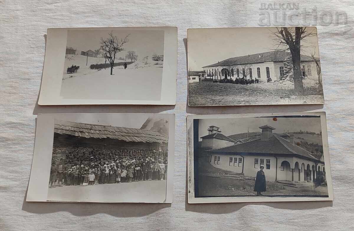 MILITARY KINGDOM BULGARIA PHOTOS LOT 4 PIECES MILITARY KINGDOM BULGARIA PHOTOS LOT 4 PIECES