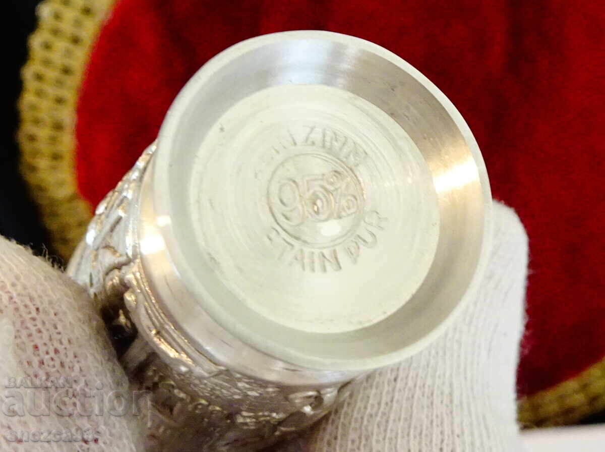 Καλαμένι ποτήρια για ρακή Ερωτευμένοι, Ο αιώνιος γαμπρός, Σερενάτα - 6