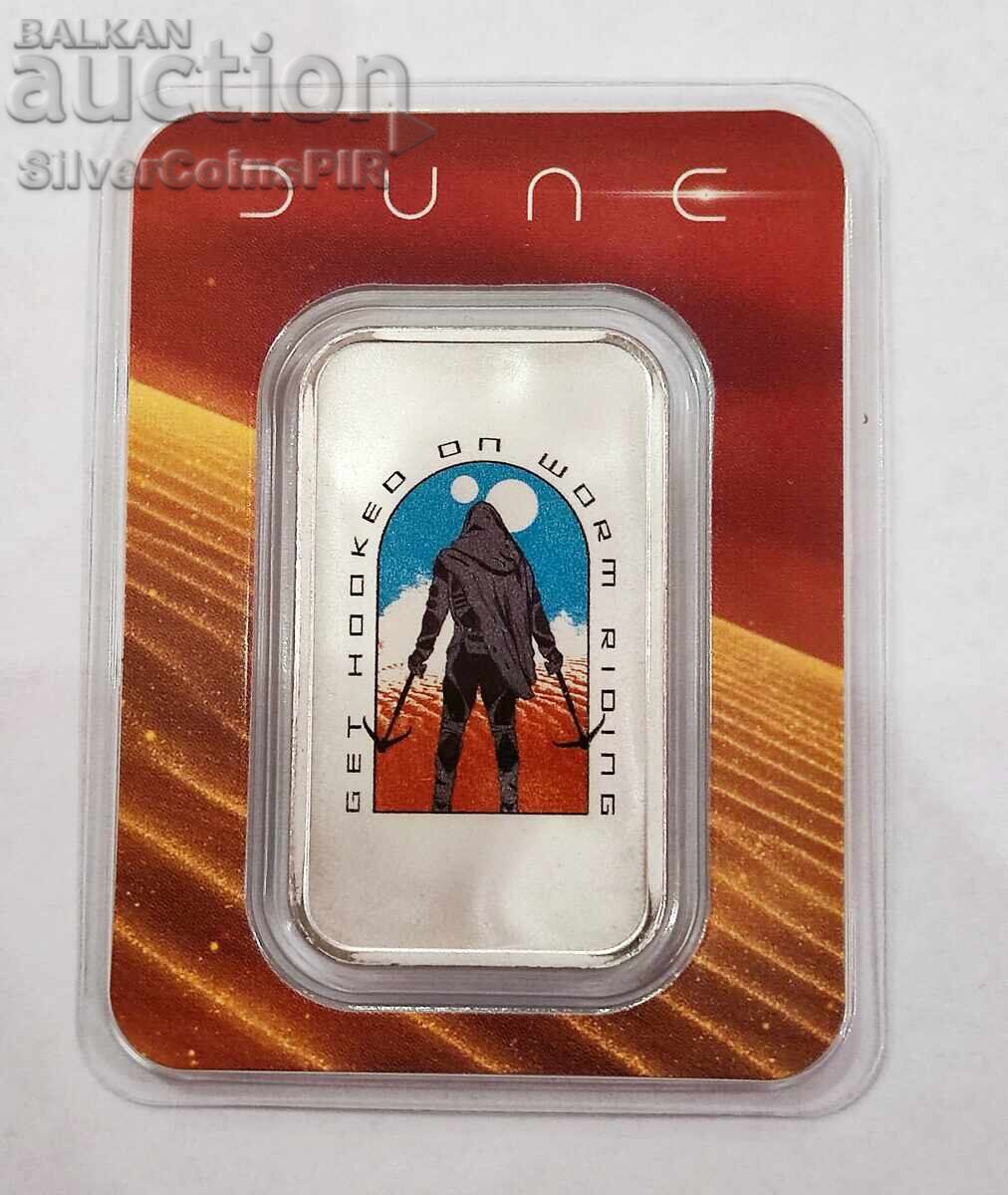 Silver 1 oz Sand Rider Color Bar Dune Silver 1 oz Sand Rider Color Bar Dune