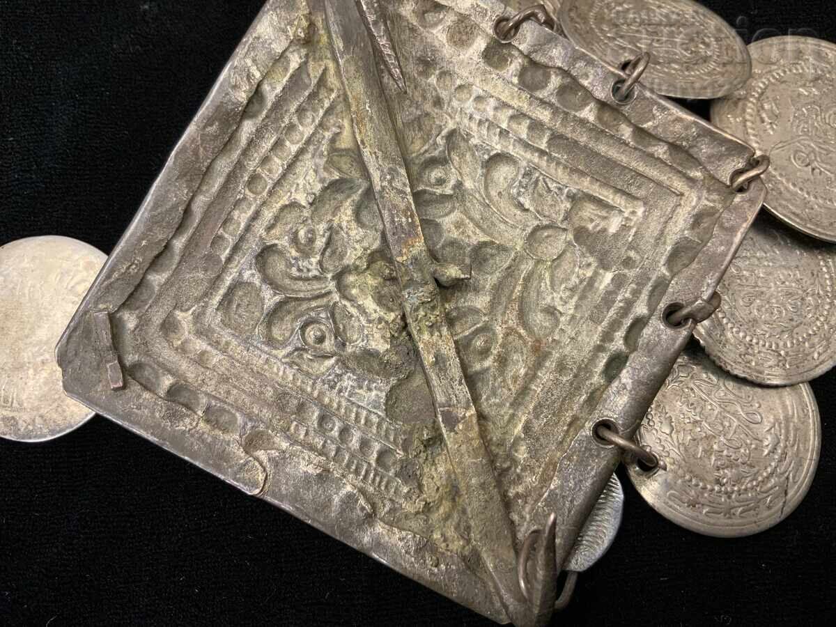 Revival-era jewelry, silver, cut, forged, Turkish coins - 6 Revival-era jewelry, silver, cut, forged, Turkish coins - 6