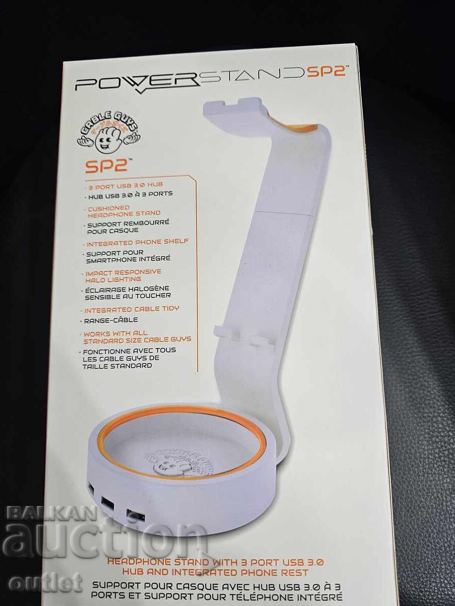 Βάση ακουστικών Cable Guys Powerstand SP2 Βάση ακουστικών Cable Guys Powerstand SP2