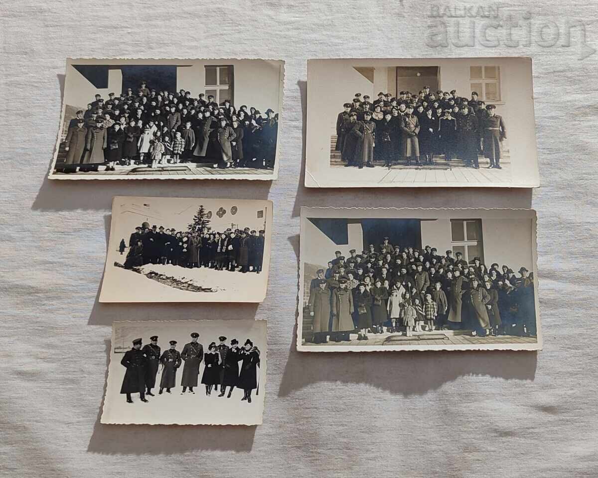 MILITARY KINGDOM BULGARIA PHOTOS LOT 5 PIECES SOPOT