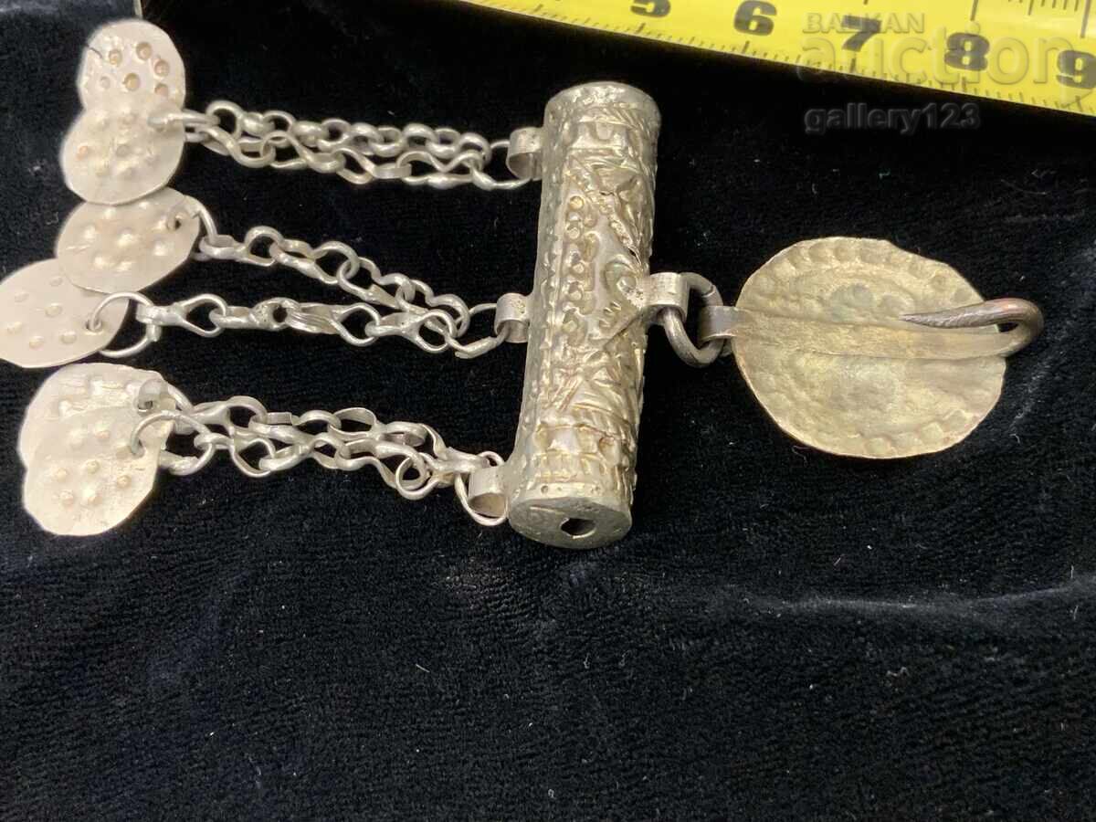 Revival-era jewelry, forged barrel silver, cut hollow - 5 Revival-era jewelry, forged barrel silver, cut hollow - 5