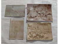 MILITARY KINGDOM BULGARIA PHOTOS LOT 4 PIECES