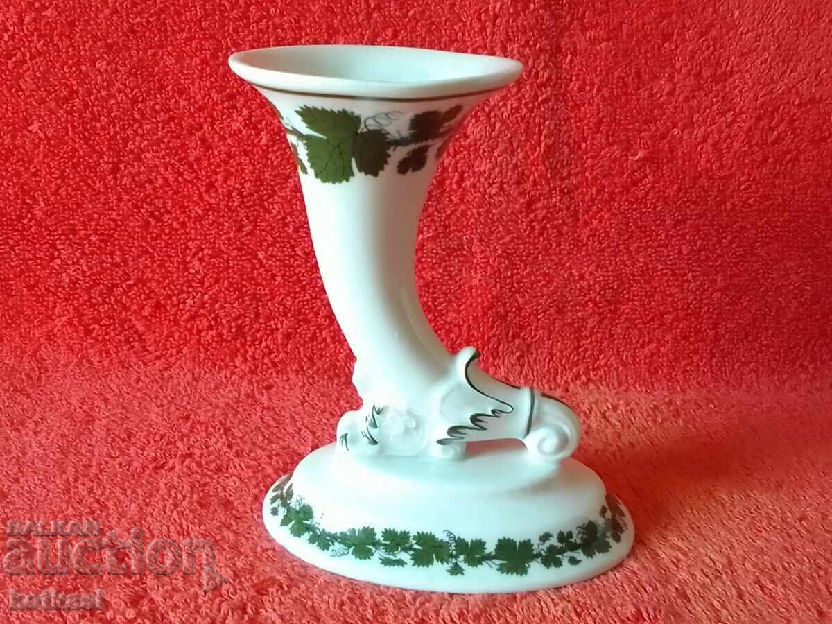 Auction  Old Porcelain Vase Germany Meissen Meissen Horn of Plenty