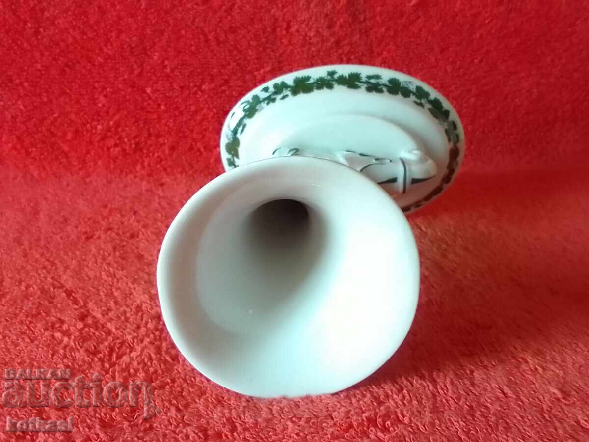 Old Porcelain Vase Germany Meissen Meissen Horn of Plenty - 5