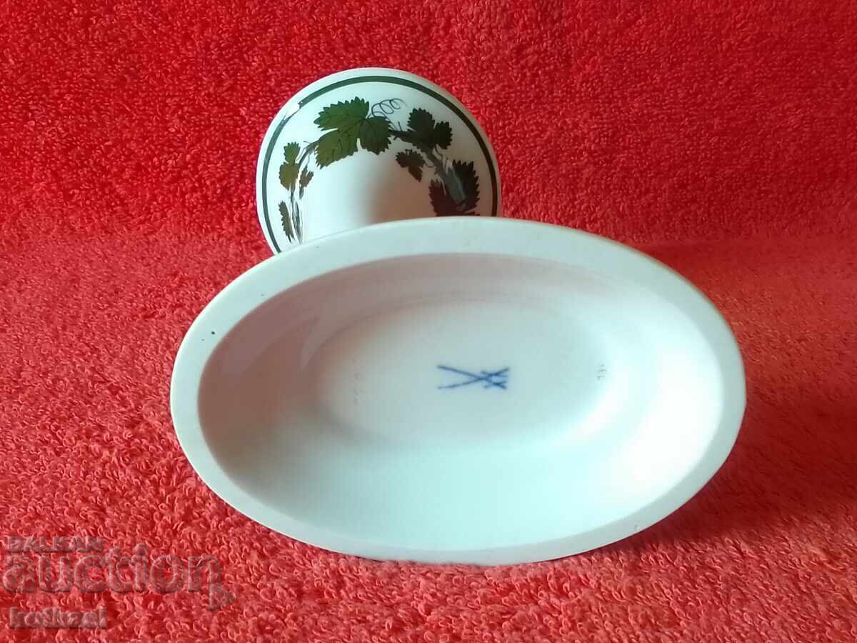 Old Porcelain Vase Germany Meissen Meissen Horn of Plenty - 6