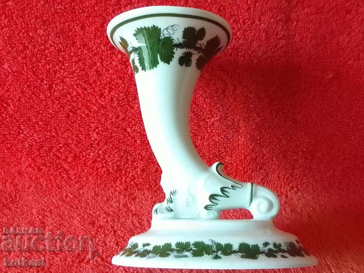 Old Porcelain Vase Germany Meissen Meissen Horn of Plenty - 7