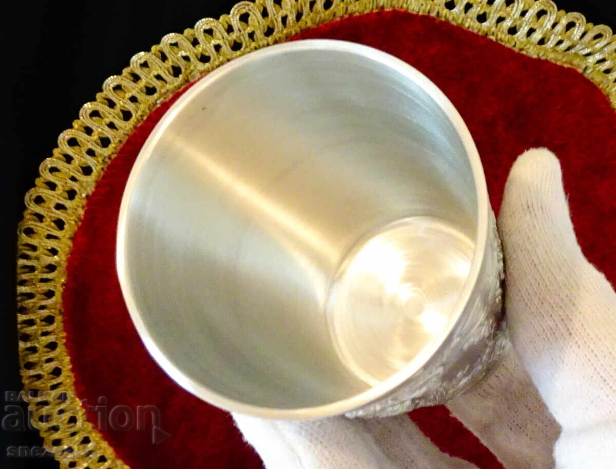 Καλαίσθητο ποτήρι κρασιού με Λιοντάρι, Φορτούνα, Εραστές - 6