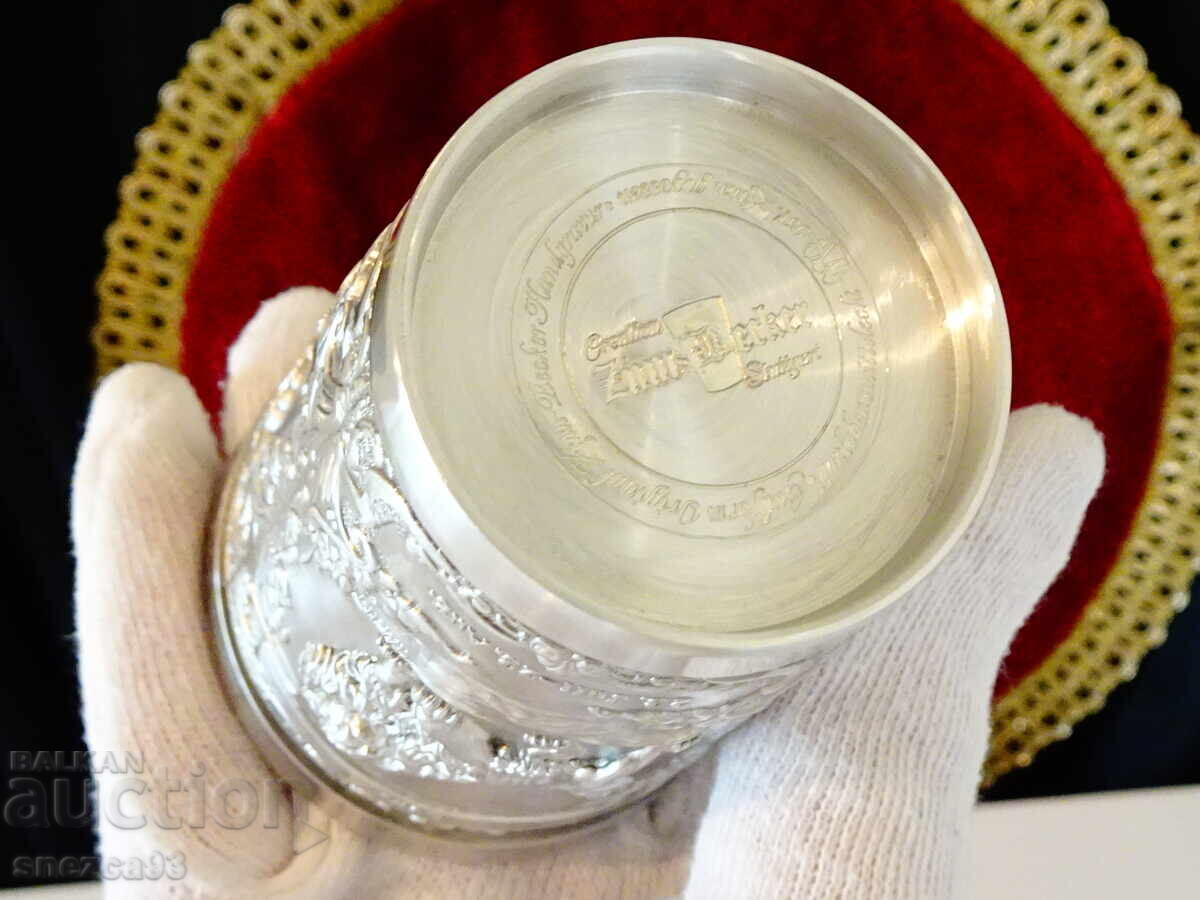 Καλαίσθητο ποτήρι κρασιού με Λιοντάρι, Φορτούνα, Εραστές - 7