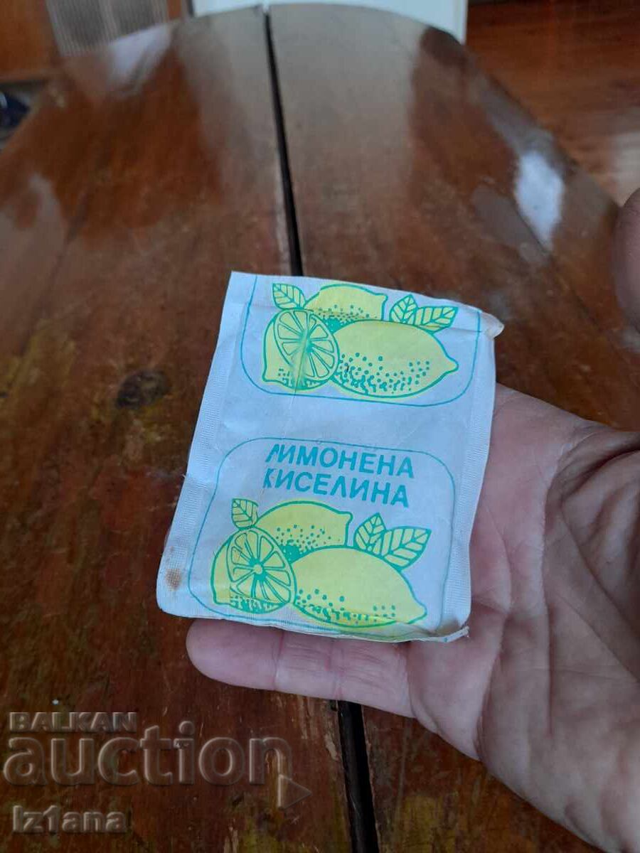 Old Lemon Acid with price 6.00 BGN | € 3.07