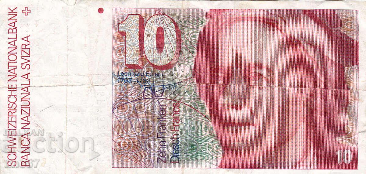 tino37 - SWITZERLAND - 10 FRANCS - 1982 - F+ with price 21.90 BGN | € 11.20