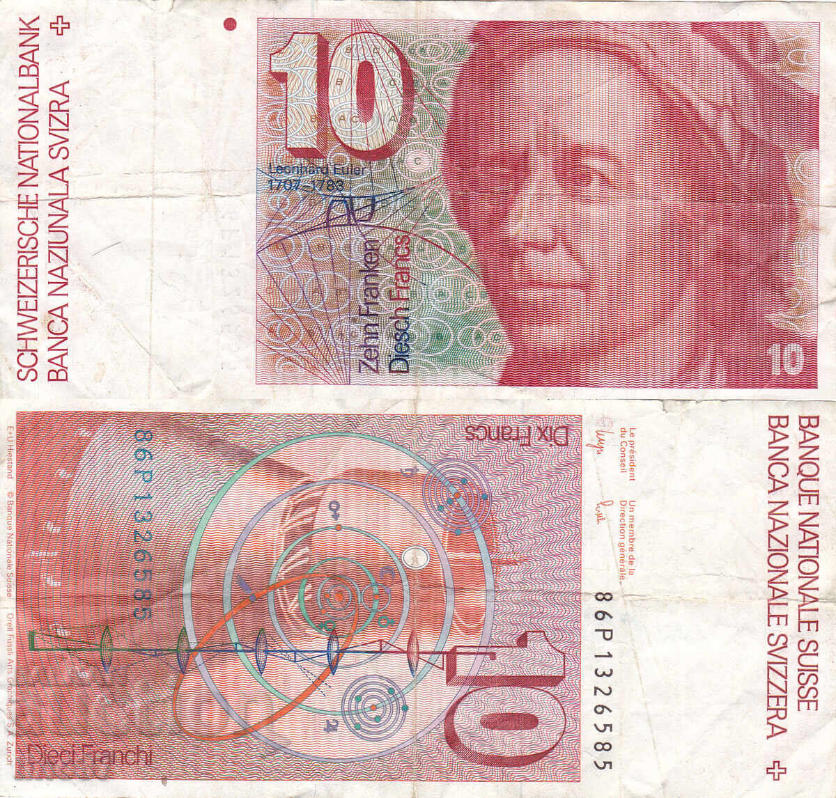 tino37 - SWITZERLAND - 10 FRANCS - 1982 - F+