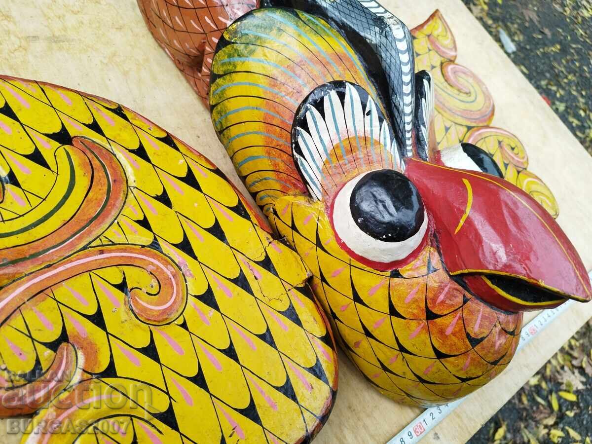 Masca veche mare din lemn, Sri Lanka cu preț 180.00 BGN | € 92.03