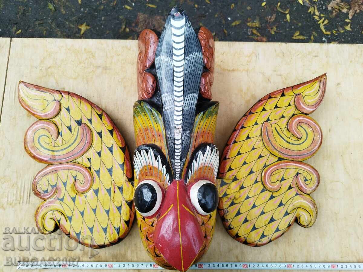 Masca veche mare din lemn, Sri Lanka