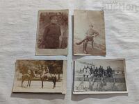 MILITARY KINGDOM BULGARIA PHOTOS LOT 4 PIECES