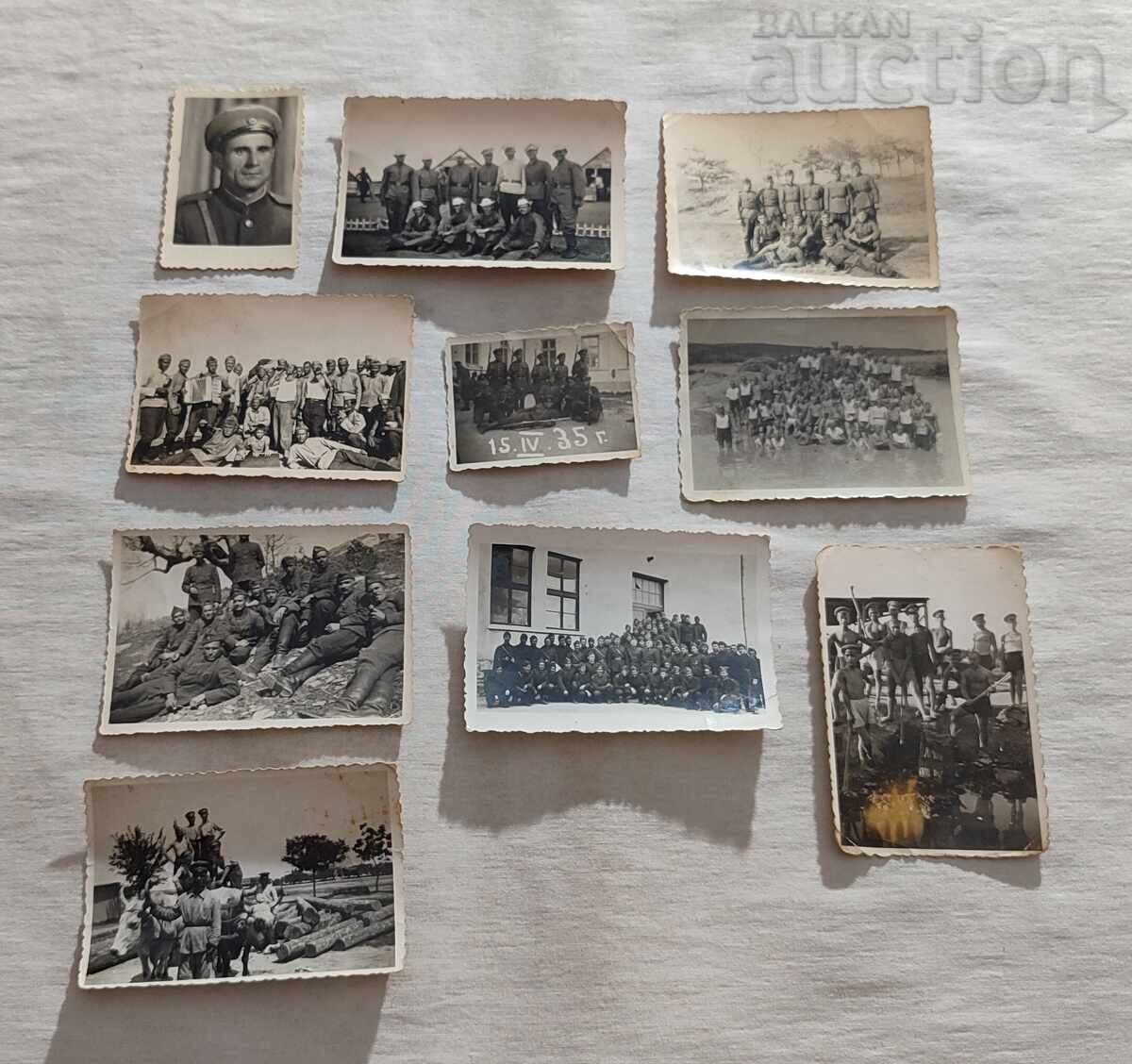 Military Kingdom Bulgaria Photos Lot 10 Pieces Military Kingdom Bulgaria Photos Lot 10 Pieces