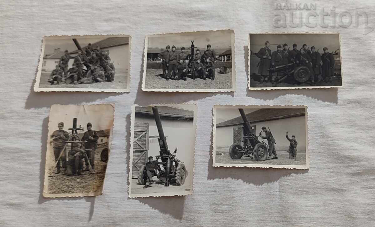 BULGARIAN MILITARY PHOTOS LOT OF 6 PIECES BULGARIAN MILITARY PHOTOS LOT OF 6 PIECES