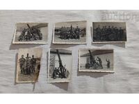 BULGARIAN MILITARY PHOTOS LOT OF 6 PIECES