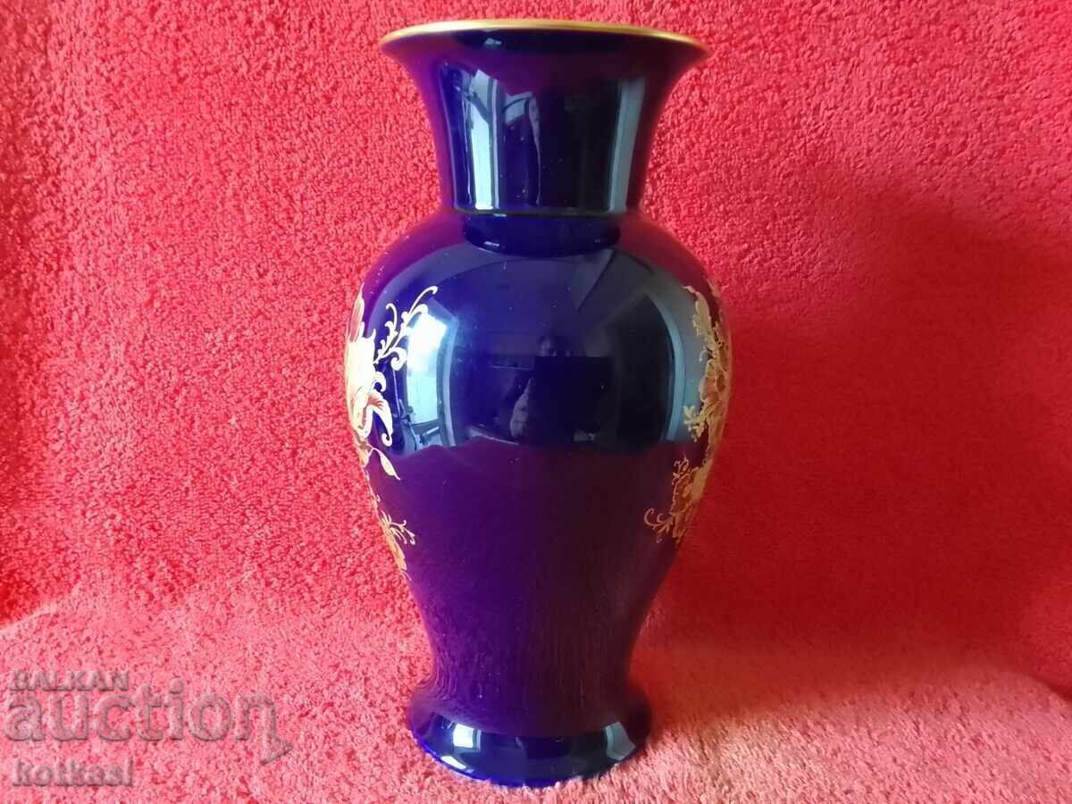 Old Porcelain Vase KAISER Cobalt Gilding Signed with price 235.50 BGN | € 120.41