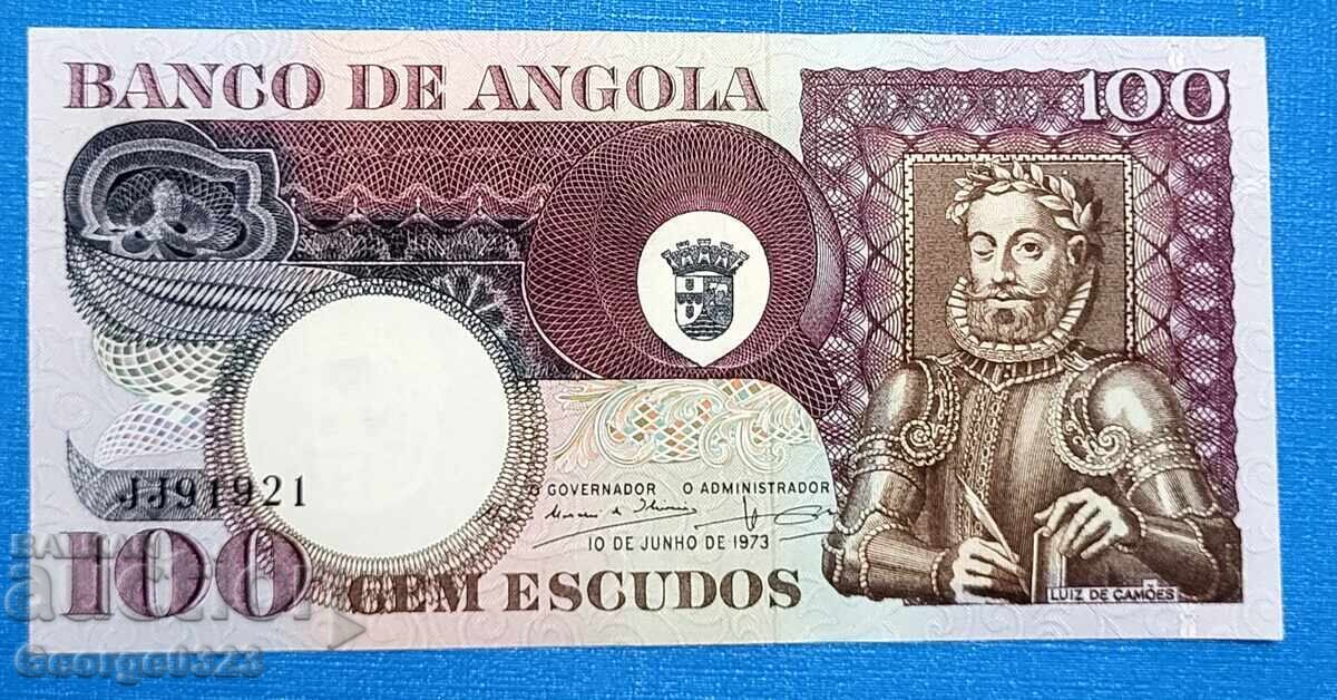 Ανγκόλα 1973 100 εσκούδος UNC Νέα Angola