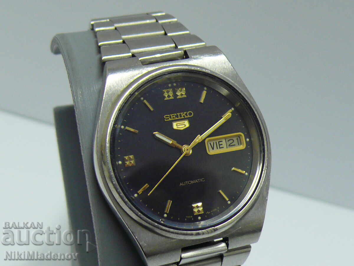 Delivery of Automatic SEIKO 5 Seiko Men's Wristwatch, Working Delivery of Automatic SEIKO 5 Seiko Men's Wristwatch, Working