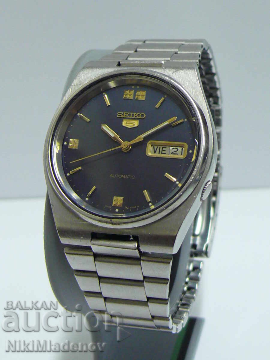 Automatic SEIKO 5 Seiko Men's Wristwatch, Working Automatic SEIKO 5 Seiko Men's Wristwatch, Working