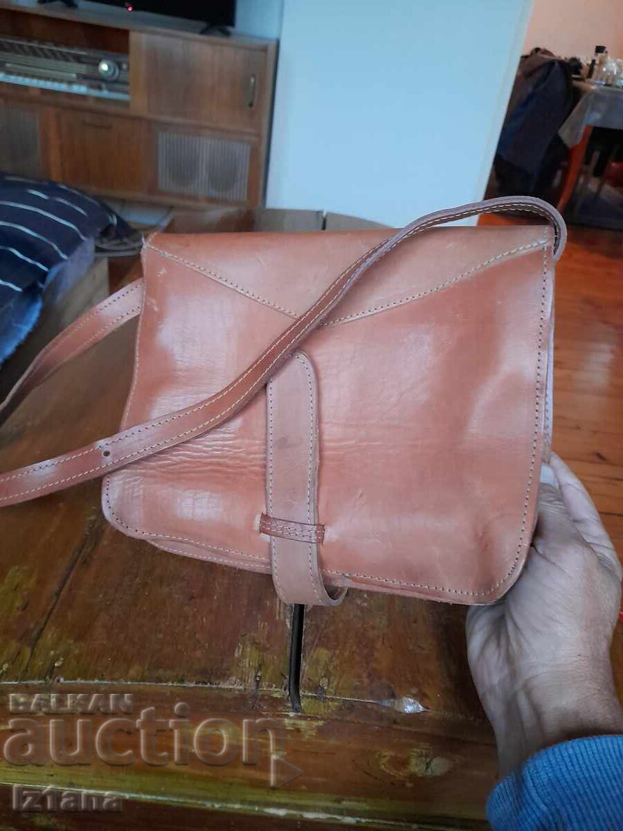 Γυναικεία δερμάτινη τσάντα - 5
