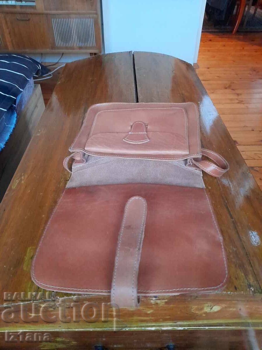 Γυναικεία δερμάτινη τσάντα - 6