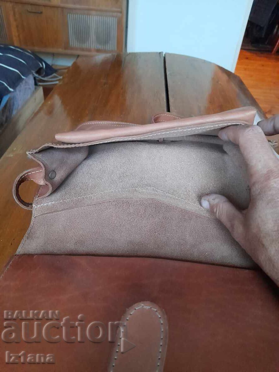 Γυναικεία δερμάτινη τσάντα - 7