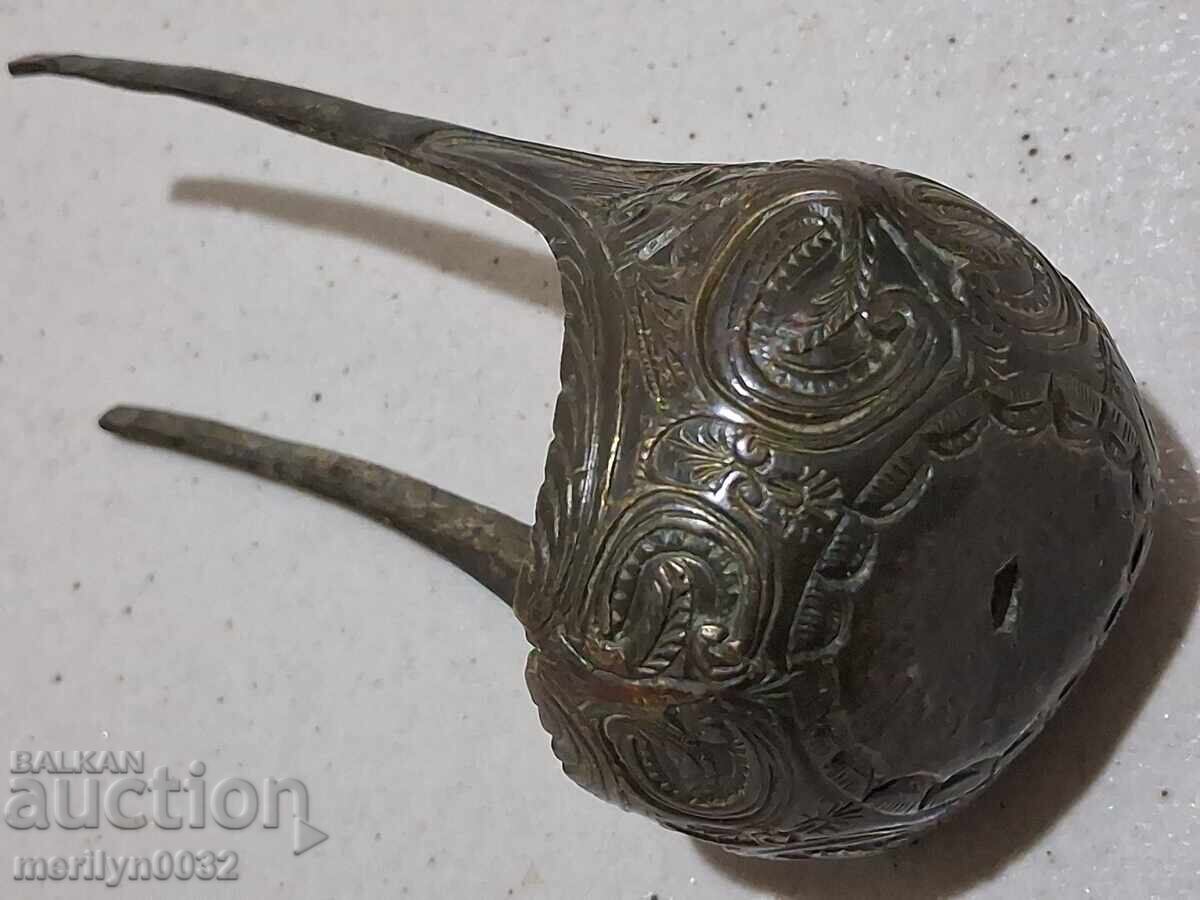 Χάλκινη σφαίρα για πιστόλι με πυρίτιδα, σιδηροπυρίτη, αυθεντική