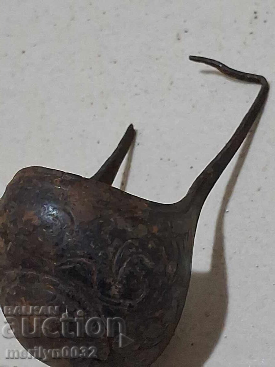 Желязна топка за кремъчен пищов пистолет тепелък ОРИГИНАЛ