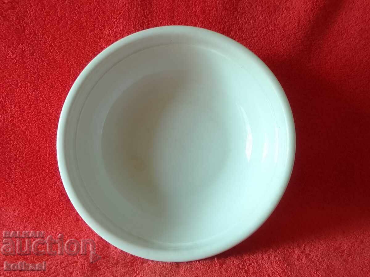 Delivery of Old Porcelain Bowl Karl Tische Germany C.T. Broken Cross