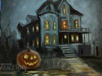 Oil painting - Halloween - Anton Yordanov