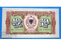 Albania 1957 10 leke UNC Nouă