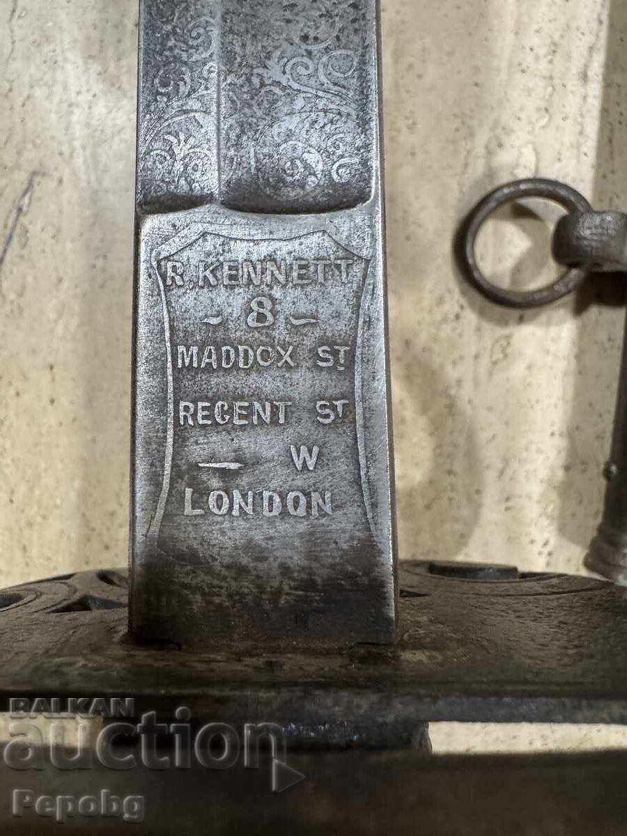 Auction  Old English fighting saber