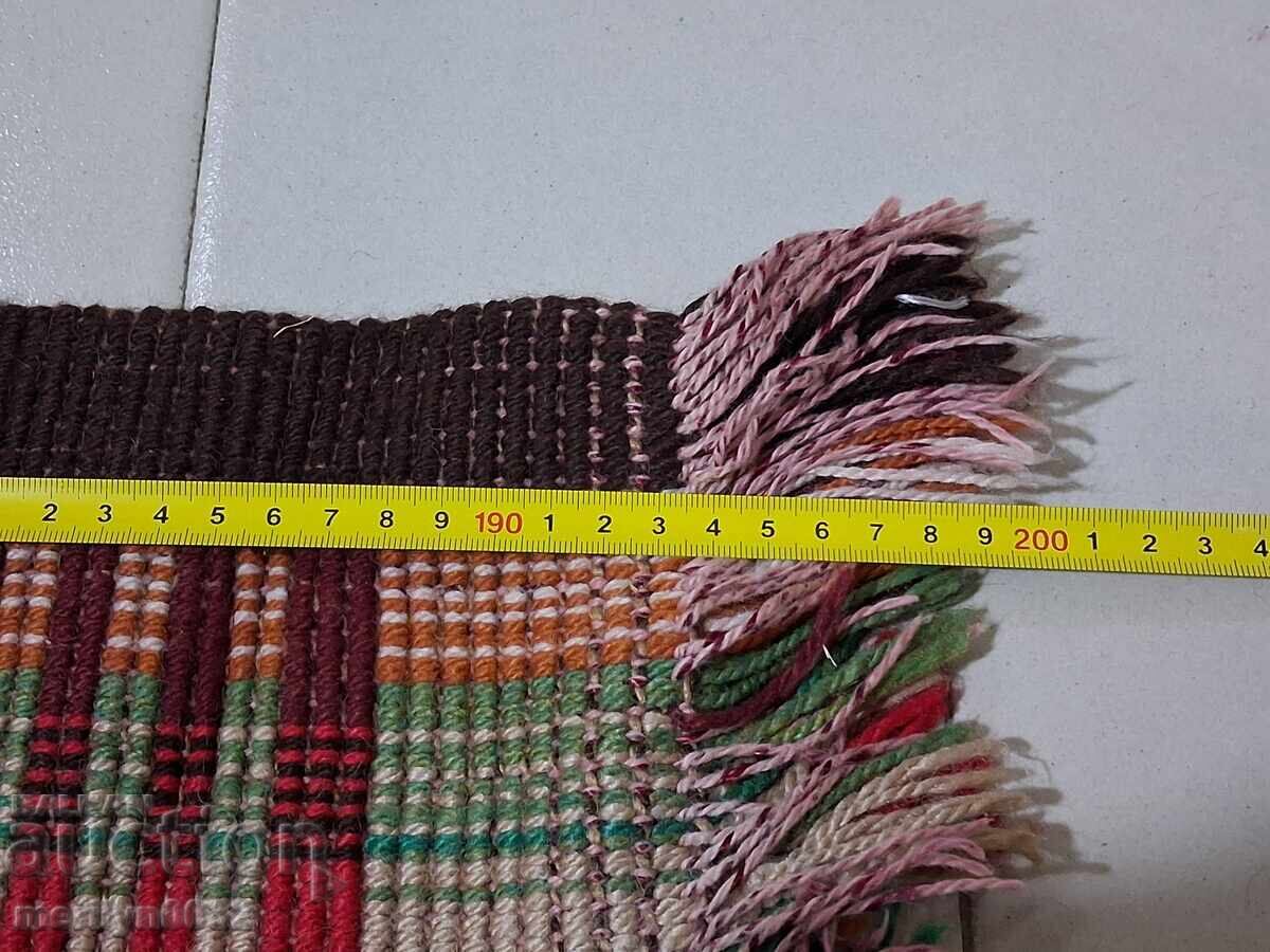 Auction Old hand-woven wool rug 200/135cm rug UNUSED Auction Old hand-woven wool rug 200/135cm rug UNUSED