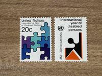 UN New York - International Year of Disabled Persons ... (1981) MNH