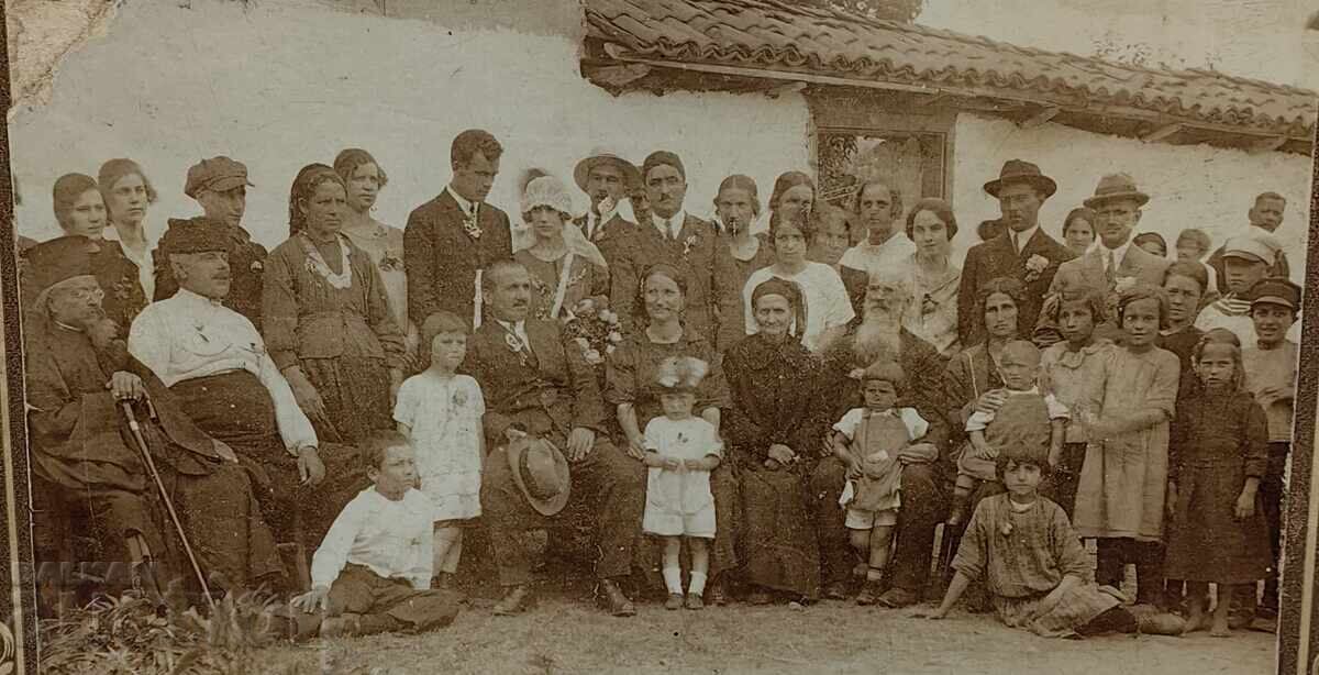 Licitație POPA PREOT NUNTĂ POZĂ VECHE CARTON