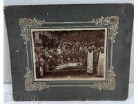 1922 POP PRIEST POPOV'S FUNERAL PROTOPRESBYTER PHOTO CARD