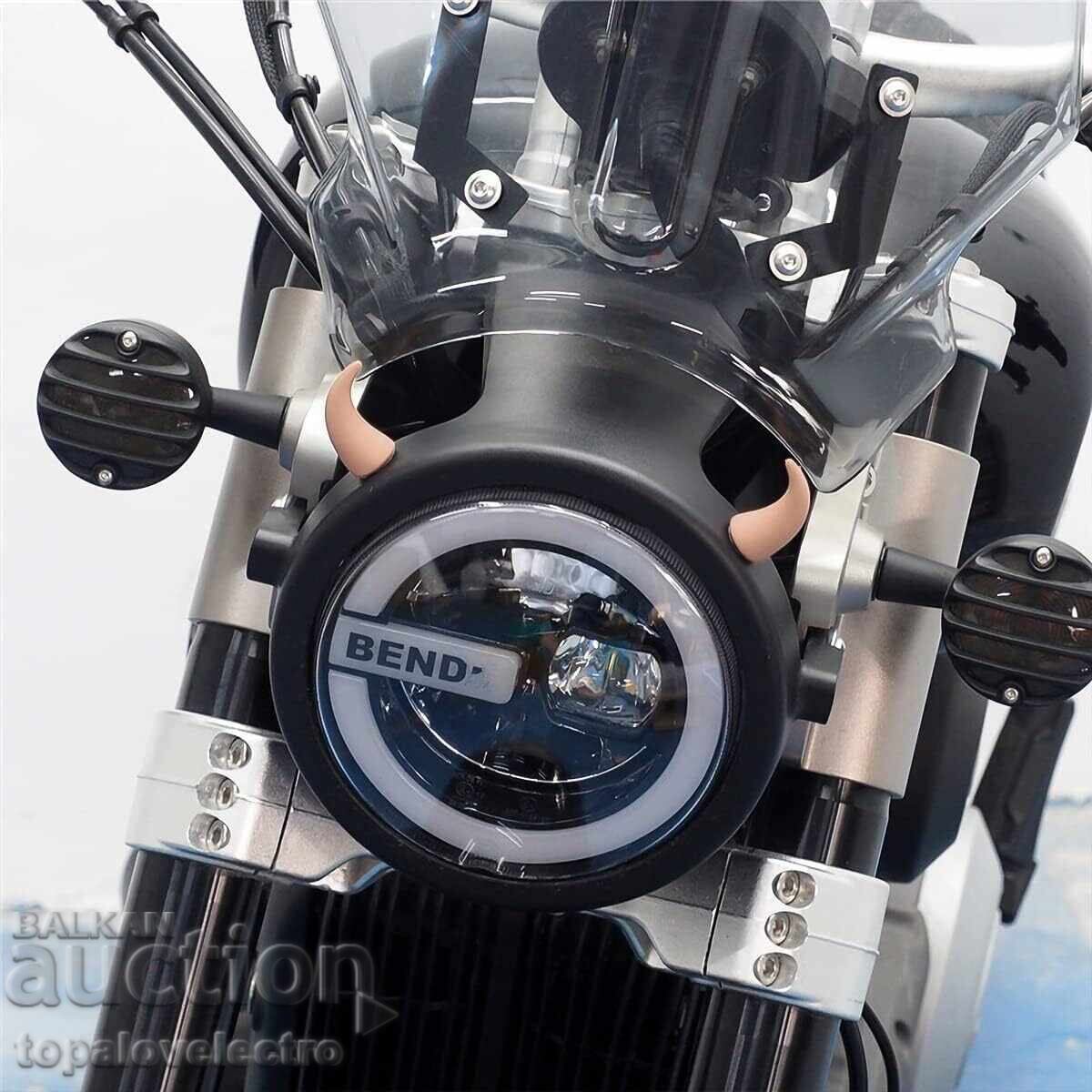 НОВИ! 3D стикери „Дяволски рогца“ за автомобил – розови, 2 б - 6