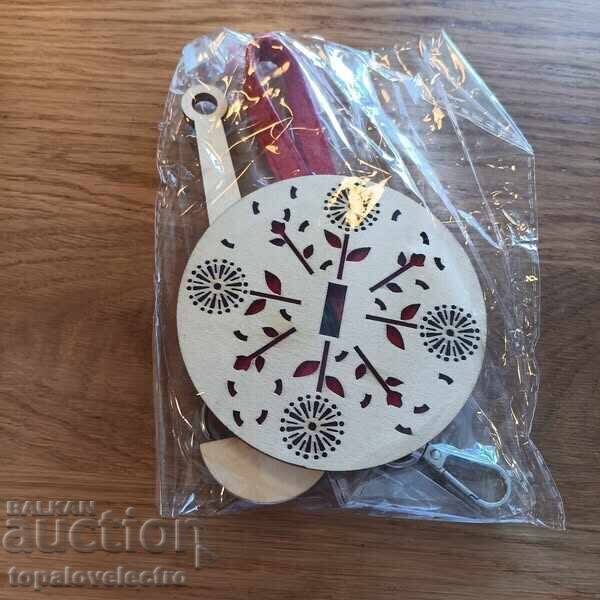 ΝΕΟ! Ξύλινος κρίκος για νήματα, για τον καρπό - 10 εκ., περιστρεφόμενος - 5